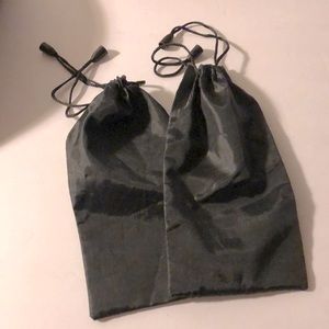 2 Black Nylon Sunglass cases